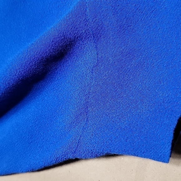 Madewell Size L Royal Blue Lakeshore Button-Back Shift Dress, Sleeveless, GUC - Picture 11 of 13